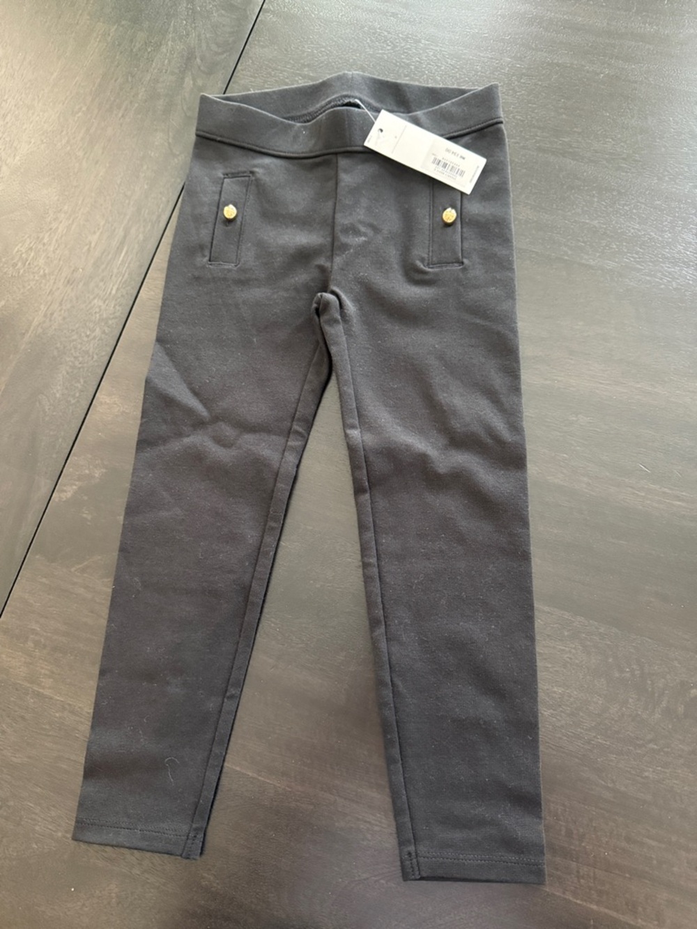 Janie and Jack Black Leggings 4